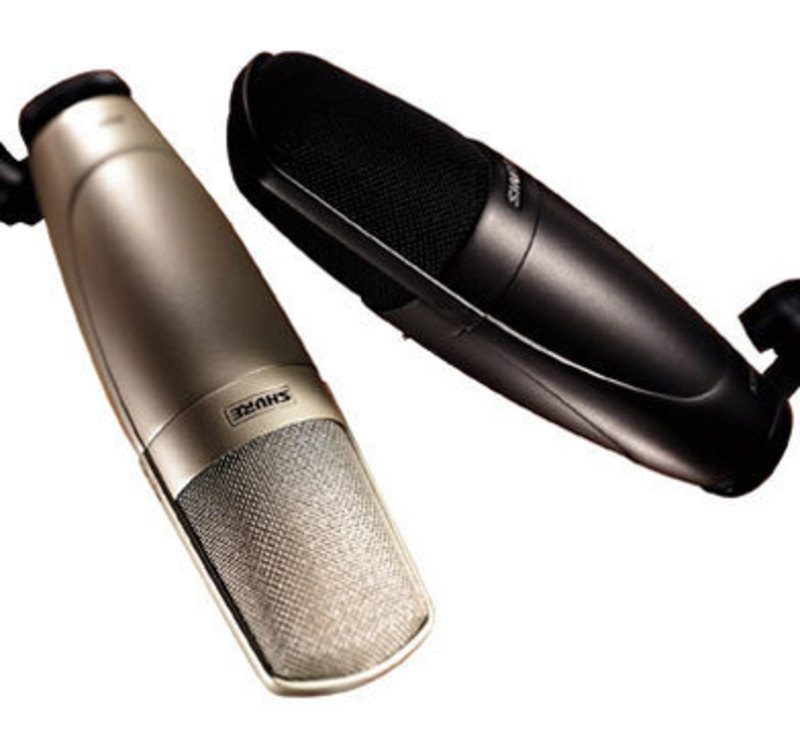 Champagneand Black color options for the  KSM32 Microphone  