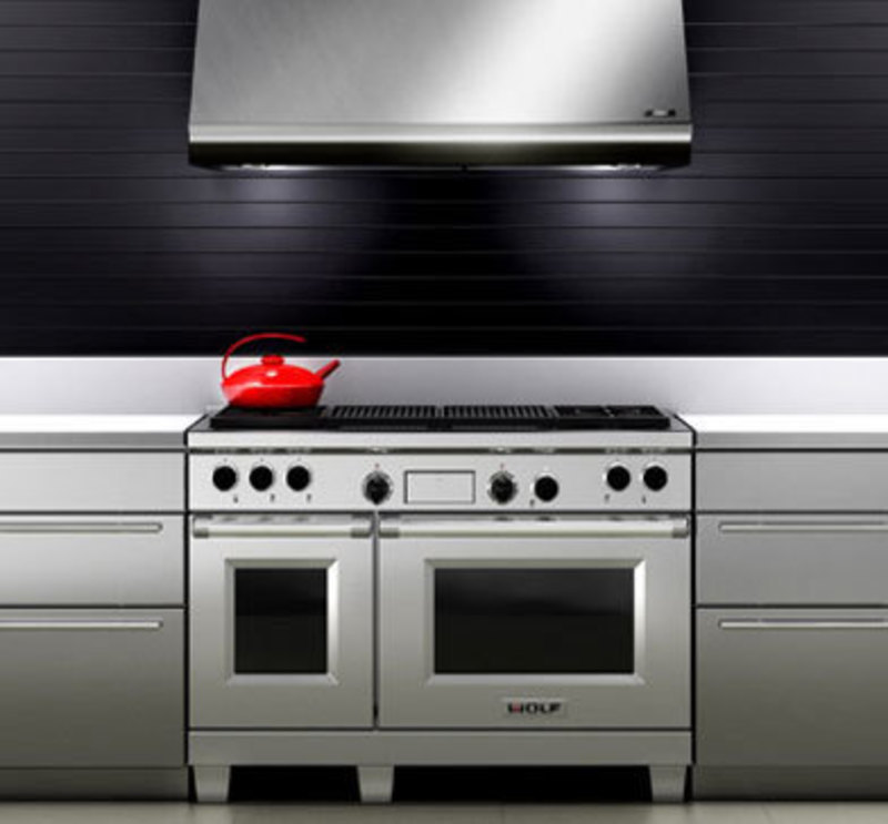 Front view rendering of the 48 inch dual fuel range