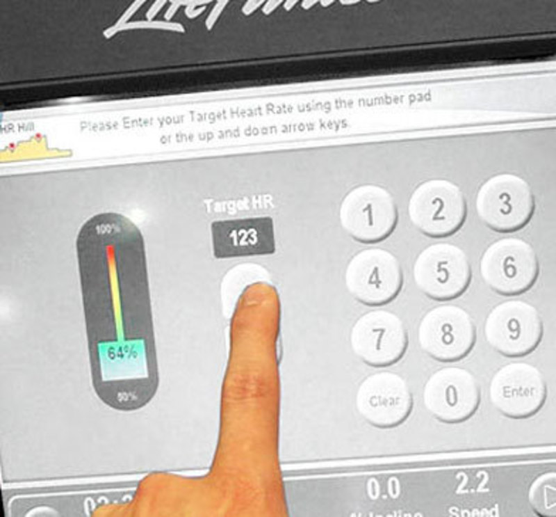 Image showing a finger using a prototype interface