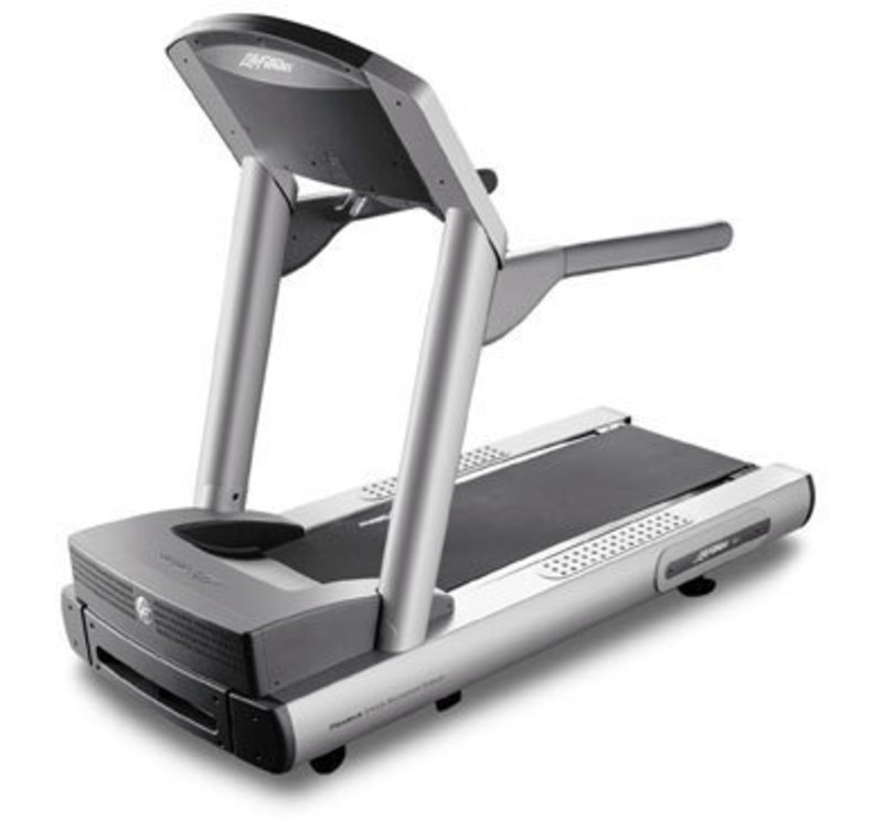 Life Fitness: Classic Series Treadmill Rear three quarters view of the classic series treadmill