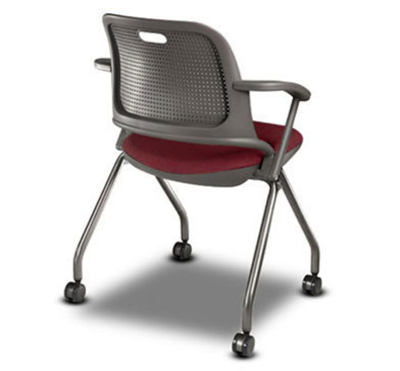 Rear three quarters rendering of the Get Set Chair