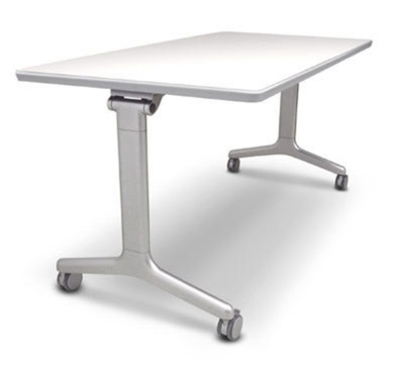 Allsteel Inc.: Get Set Table Three quarters front view of the Get Set table