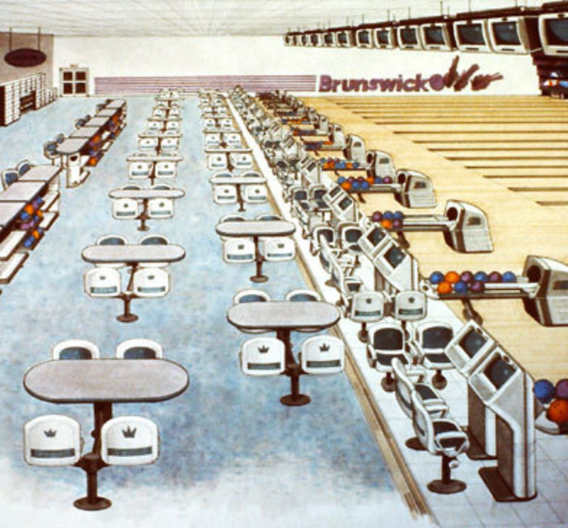 Brunswick Bowling : The Frameworx Line, Bowling Center Design