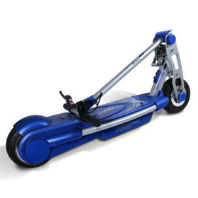 View of the ION 360 Scooter with its handlebar folded down