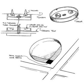 Concept sheet explaining proposals for the Ceiling mounted antenna