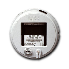 Front view of the indicator panel for the electronic meter system