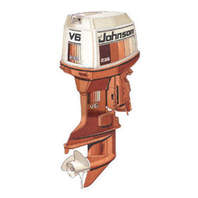 Concept rendering for a outboard boat motor in orange