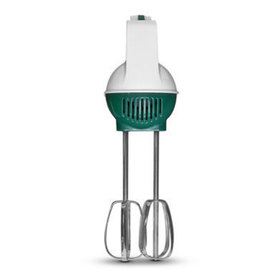 Front view of the hand mixer showing color separation