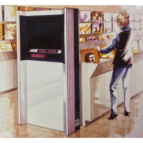Concept rendering showing the videospond system in a music store