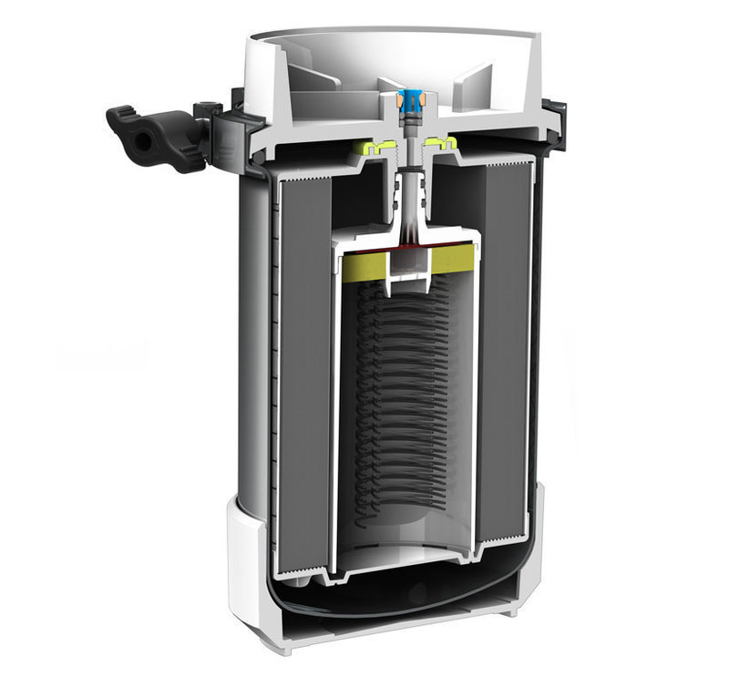 Hy Cite: FRESCAPURE™ 6000 by Royal Prestige®, Water Filtration System Section view of the Frescapure 6000 filter unit