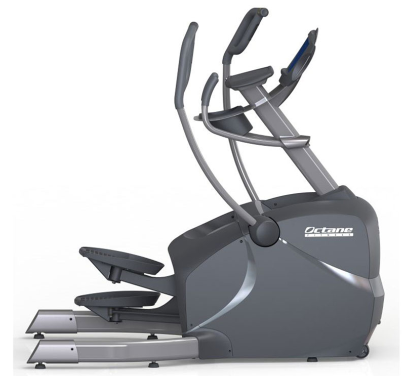 Side view of the LX 8000 Elliptical machine