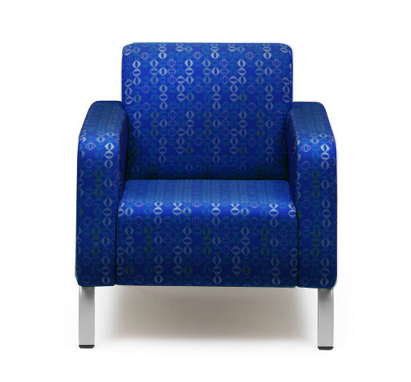 Front view of the Motiv soft chair