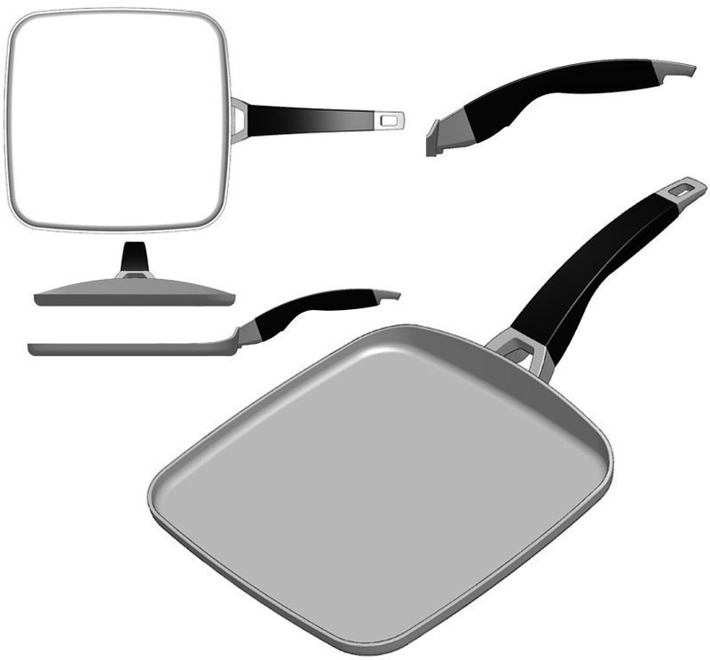Multiple Views of the INNOVE Square Griddle