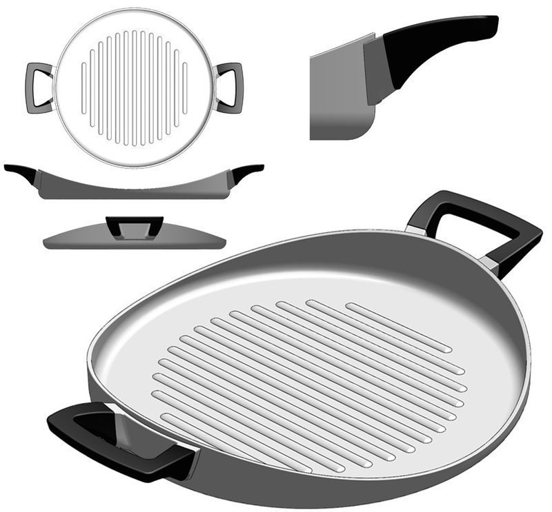 Multiple Views of the INNOVE Round Grill