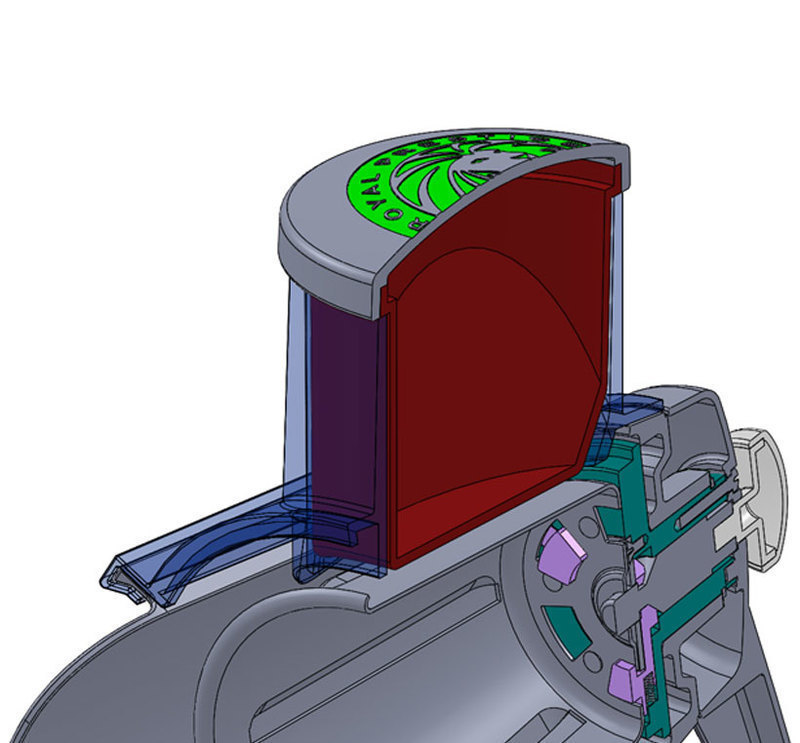 Royal cutter cross section from SolidWorks