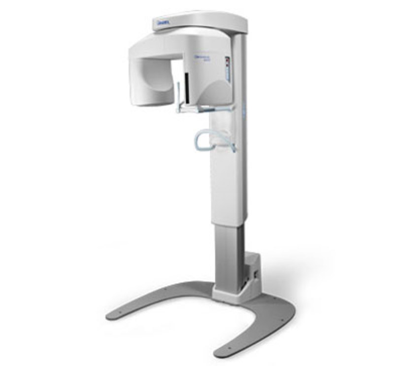 Gendex Dental Systems (KaVo): Orthoralix® 8500 Panoramic X-Ray Unit Three quarters front view of the entire Orthoralix 8500 unit