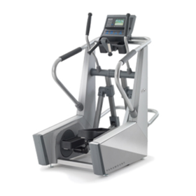 Front three quarters production model view of the Elliptical trainer 