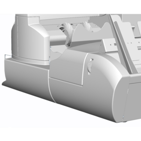 SolidWorks detailed view of the JetScan iFX i400 shroud