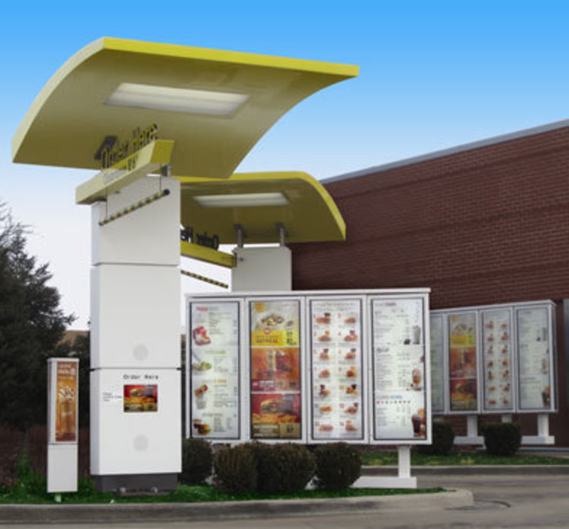 Keyser Visual: McDonald's Outdoor Menu Boards Drive-Thru System Menu boards in context outside of a McDonald’s restaurant
