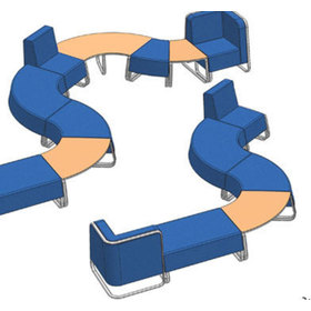 Initial design exploration for Motiv modular seating