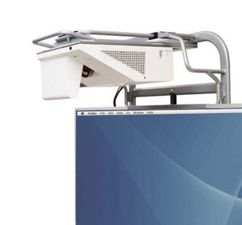Detail view of the Mobile interactive whiteboard projector