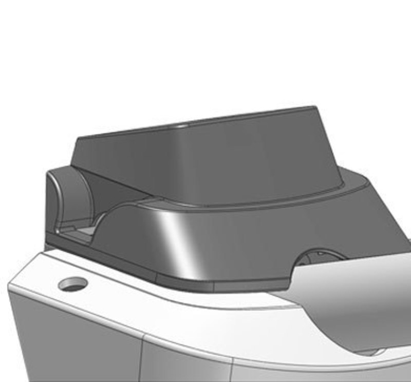 Citius LC-HRT High Resolution TOFMS detail view of a protective shroud concept closed