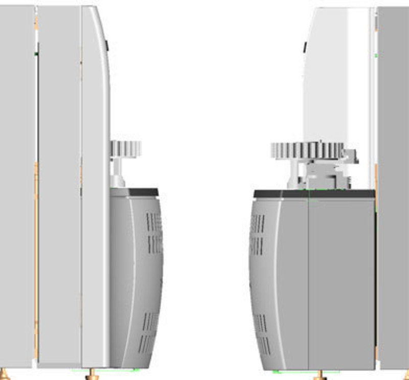 Side views of the initial design for the CHN628