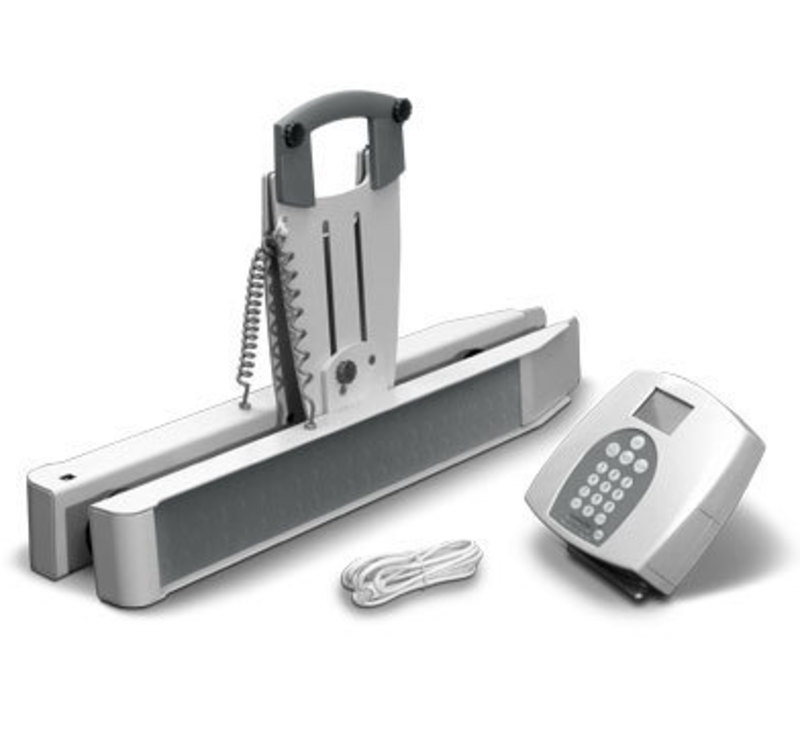 Folded scale load cell with data cable and control module