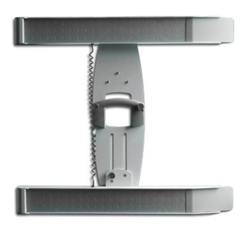 Health o meter® Professional: ProPlus® Portable Wheelchair Scale Top view of the ProPlus Scale load cell showing the tracks for each wheel
